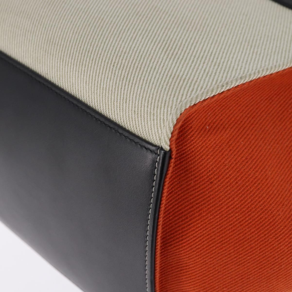 Celine Trapeze Bag Canvas with Leather, MULTICOLOUR, CANVAS, Handbag