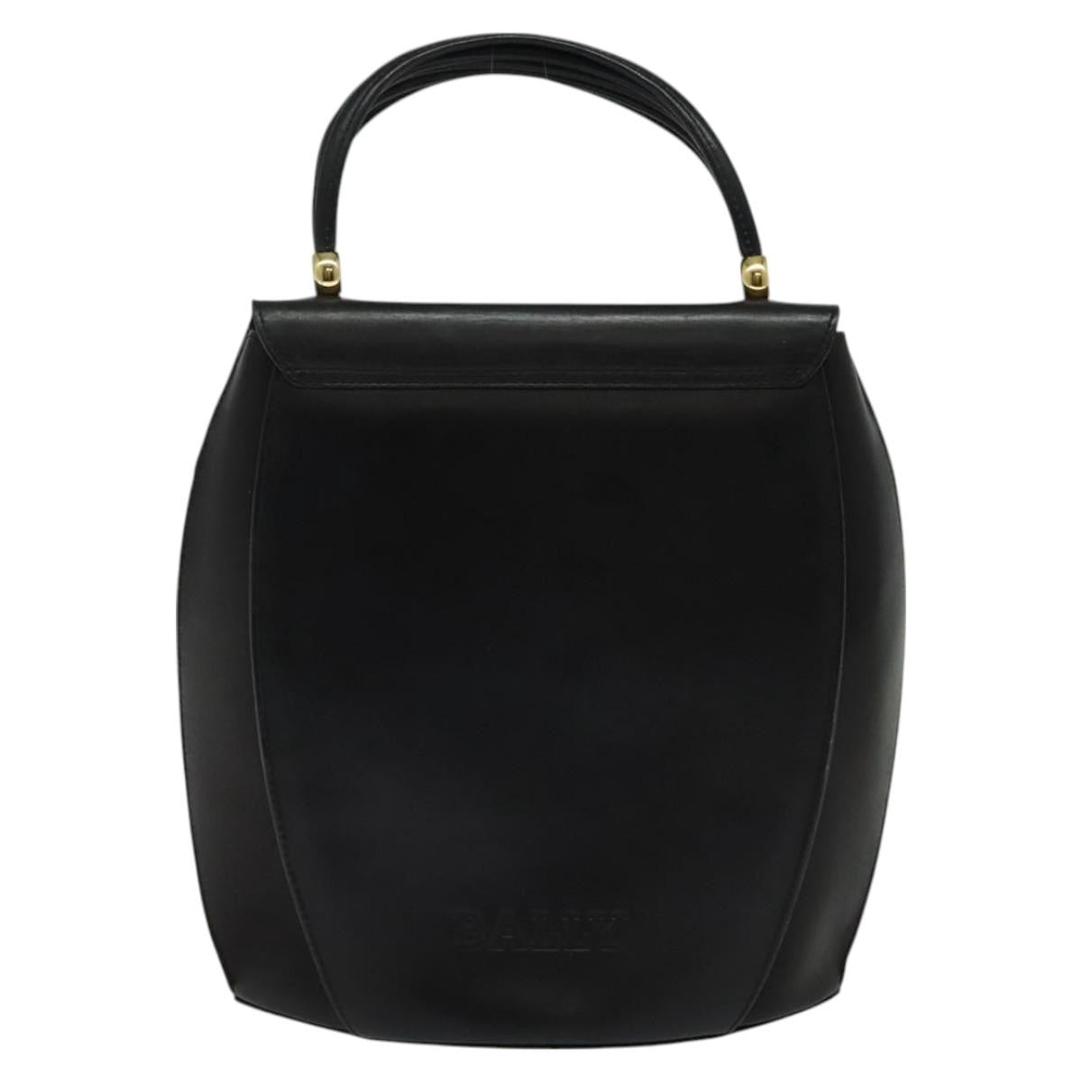 Bally Handbag Leather, BLACK, LEATHER, Handbag