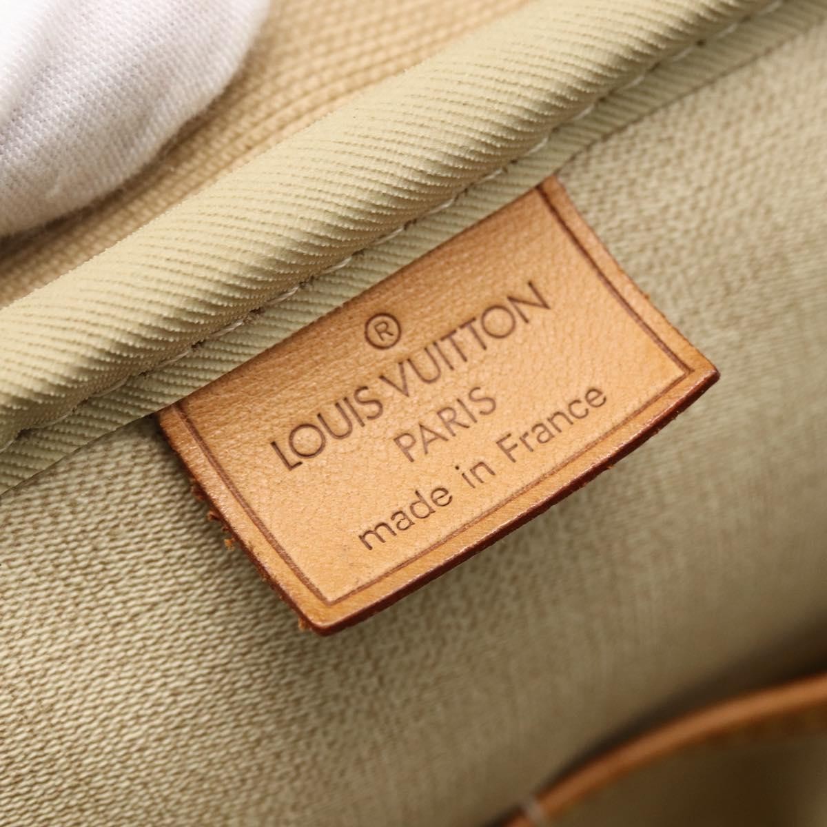 Louis Vuitton Deauville Handbag Monogram Canvas, BROWN, CANVAS, Handbag