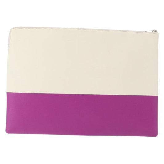 Celine Bicolor Solo Clutch Leather, MULTICOLOUR, LEATHER, Clutche & pouche