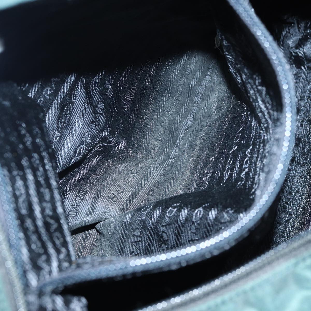 Prada Vintage Zip Tote Tessuto, KHAKI, NYLON, Tote bag