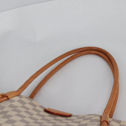 Louis Vuitton Propriano Handbag Damier, WHITE, CANVAS, Tote bag