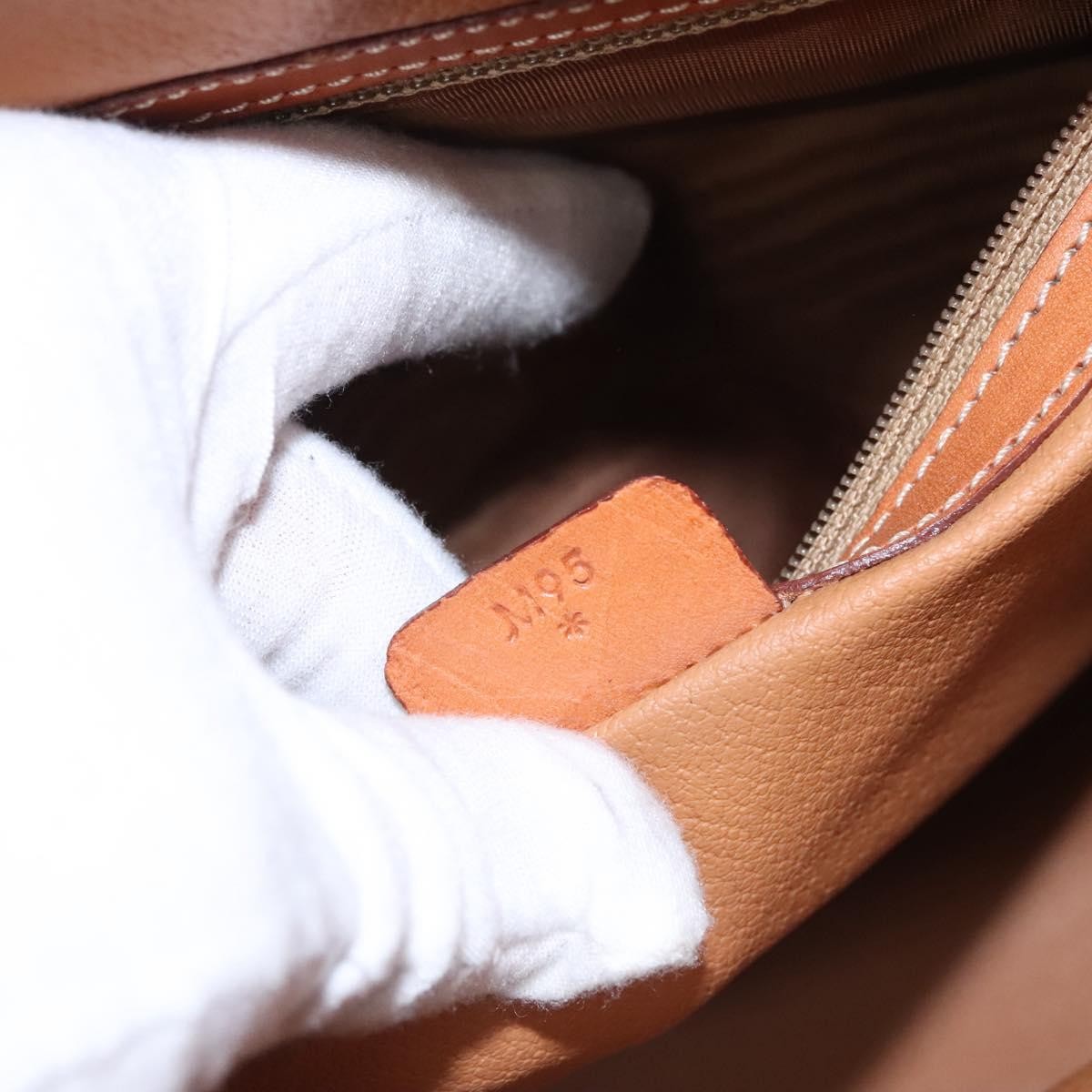 Celine Vintage Macadam Handbag Macadam, BROWN, PVC, Handbag