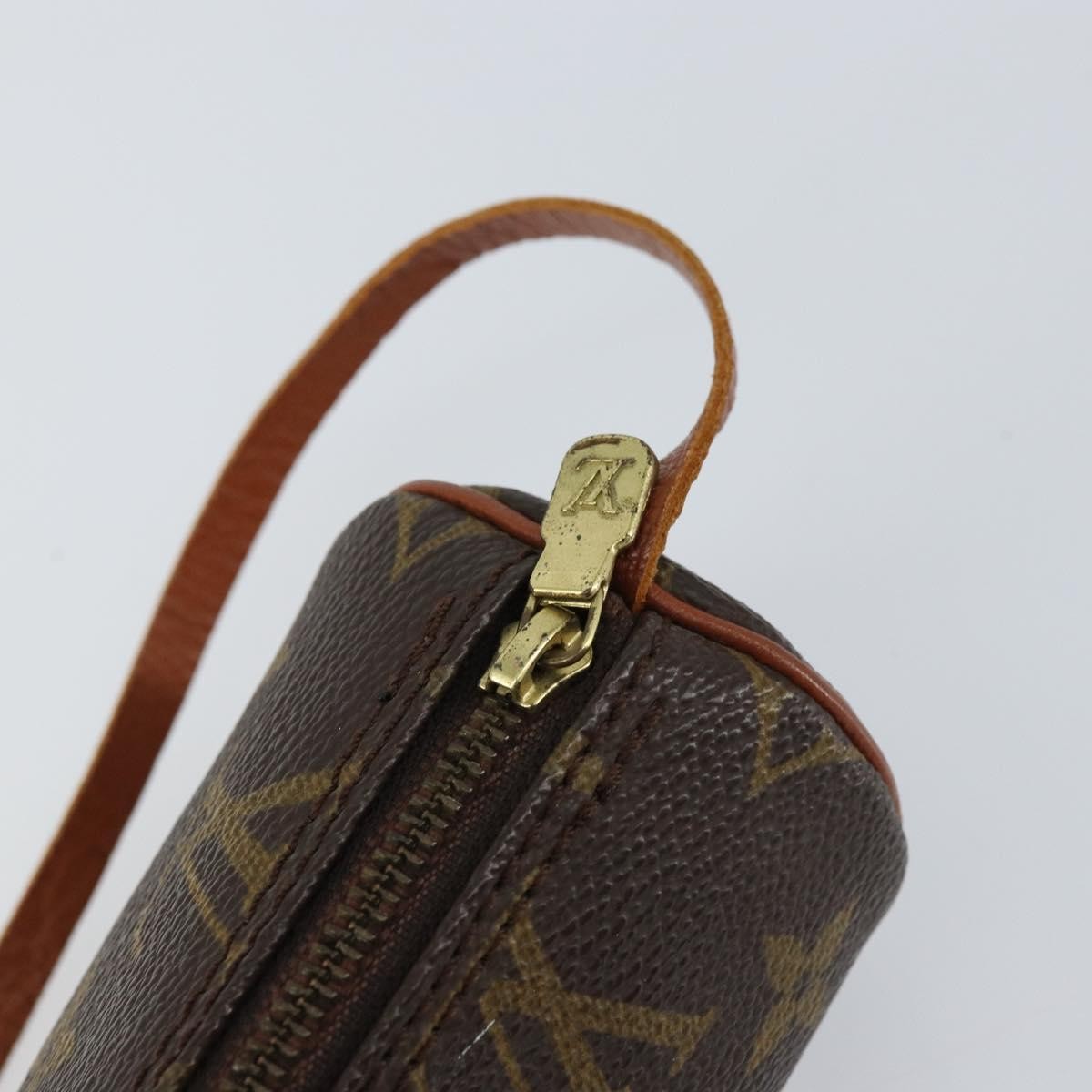Louis Vuitton Papillon Pochette Monogram Canvas, BROWN, CANVAS, Clutche & pouche