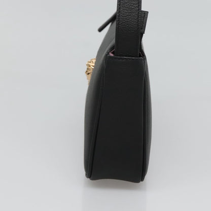 Versace Medusa Shoulder Bag Leather, BLACK, LEATHER, Shoulder bag
