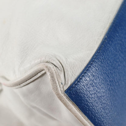 Balenciaga Work Classic Studs Bag Leather, WHITE, LEATHER, Handbag