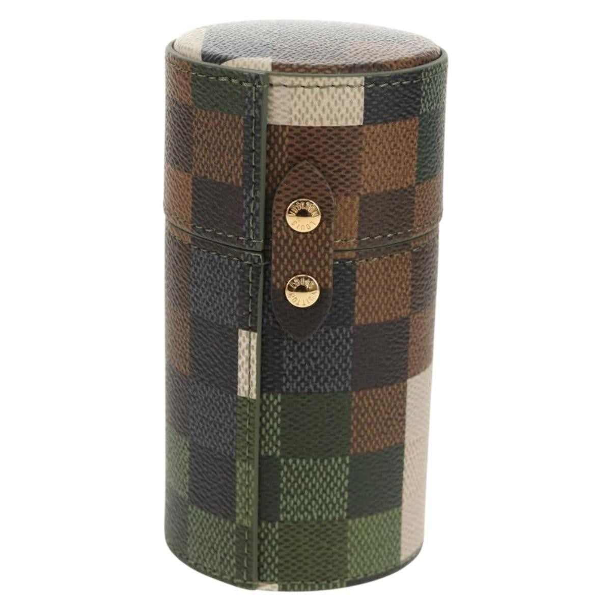 Louis Vuitton Coffret parfum Canvas, GREEN, CANVAS, Clutche & pouche