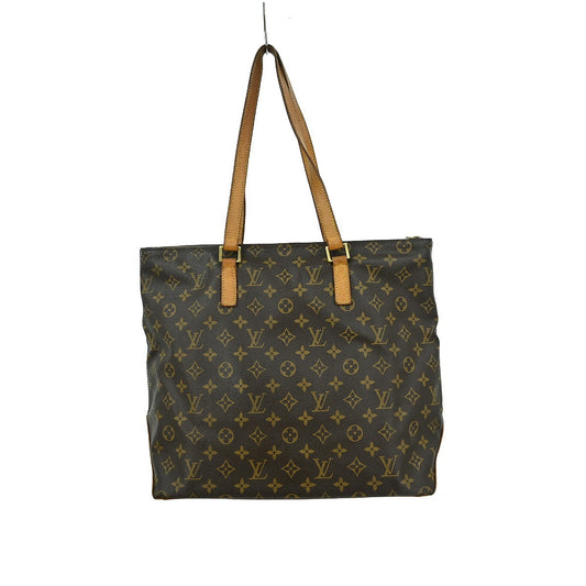 Louis Vuitton Cabas Mezzo Monogram Canvas, BROWN, CANVAS, Tote bag