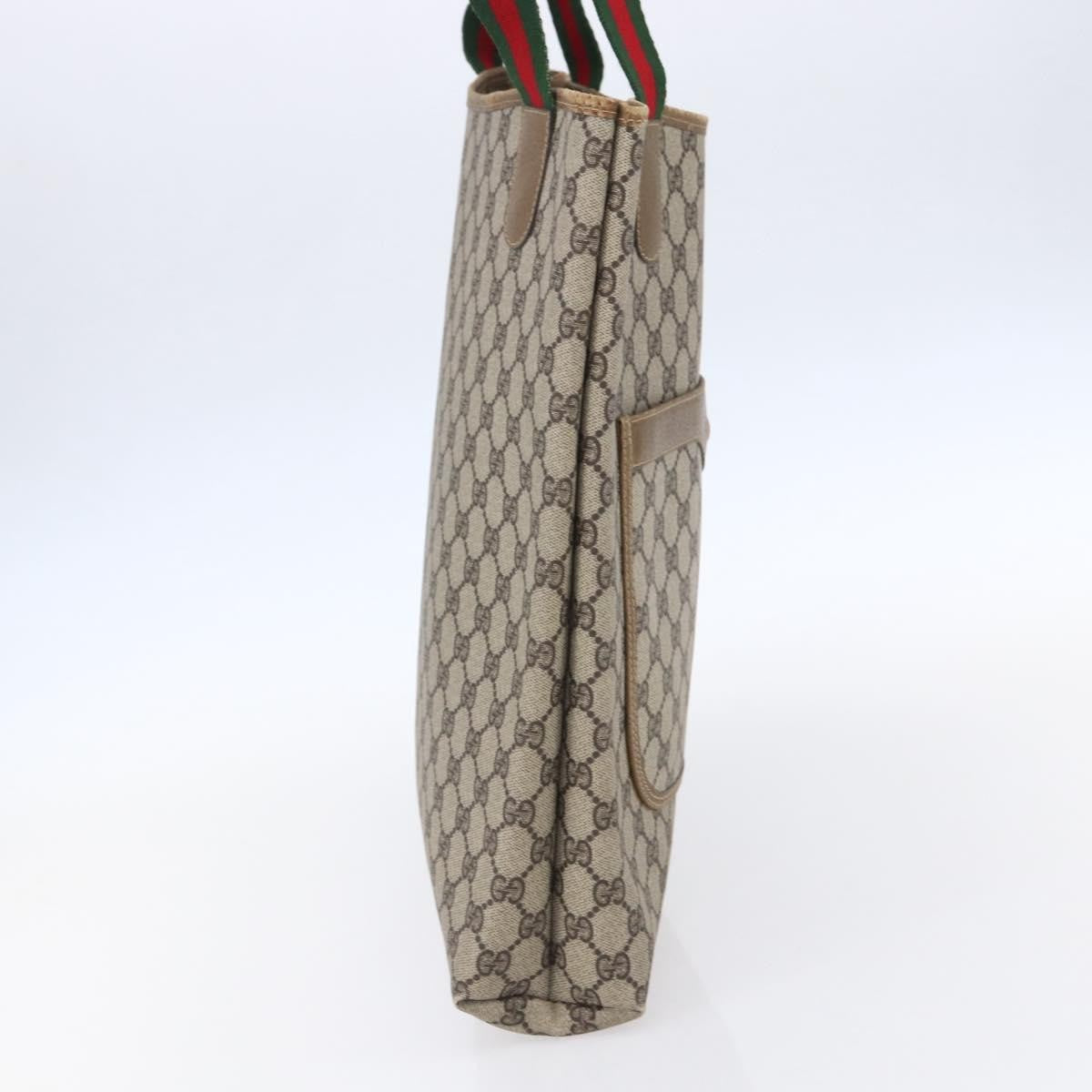 Gucci Sherry Line Tote Canvas, BEIGE, CANVAS, Tote bag