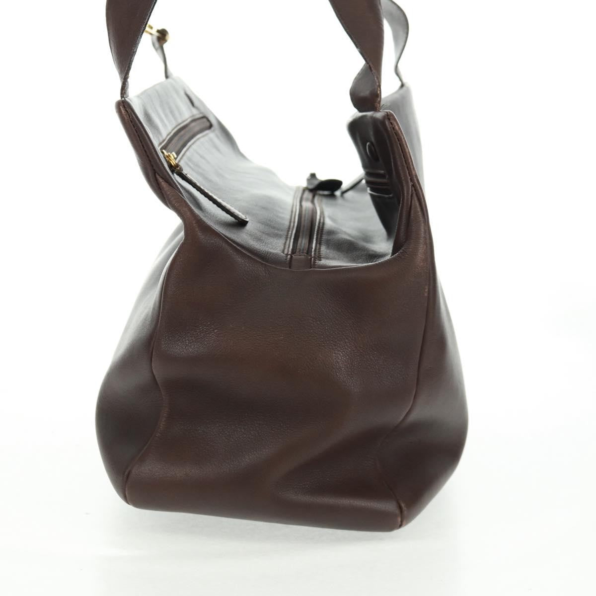Salvatore Ferragamo Vintage Tote bag Leather, BROWN, LEATHER, Tote bag