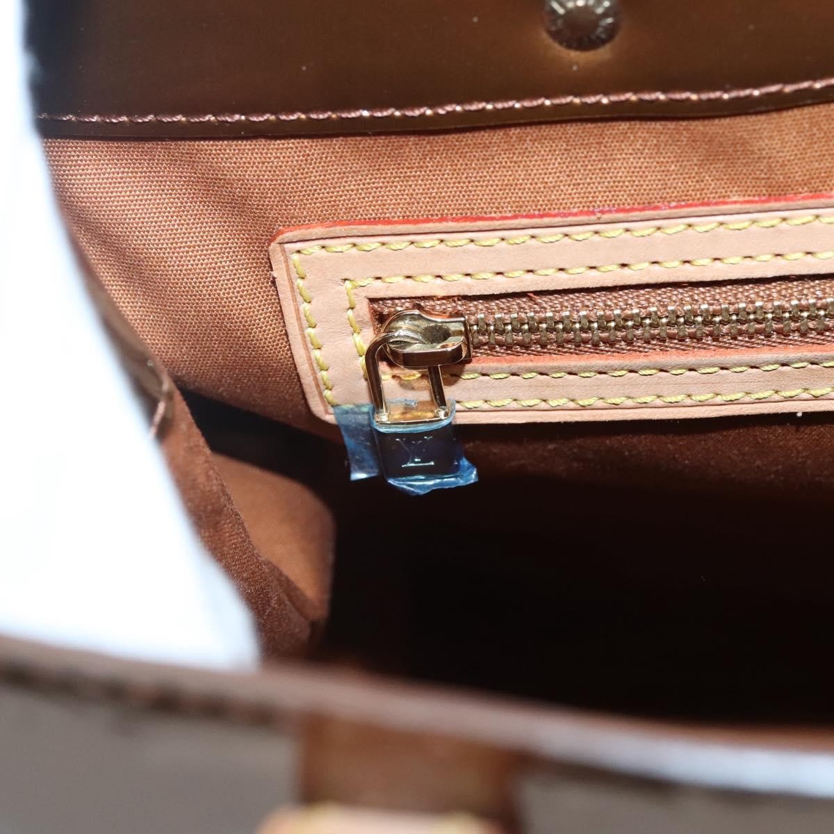 Louis Vuitton Reade Handbag Monogram Vernis, BROWN, PATENT_LEATHER, Handbag