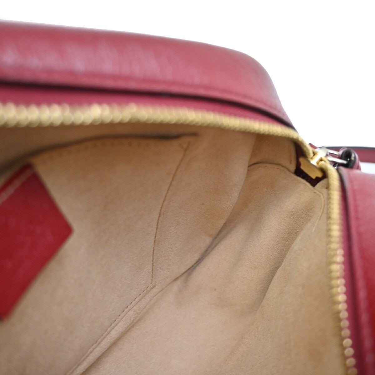 Gucci GG Marmont Shoulder Bag Diagonal Quilted GG Canvas with Leather, BEIGE, CANVAS, Shoulder bag