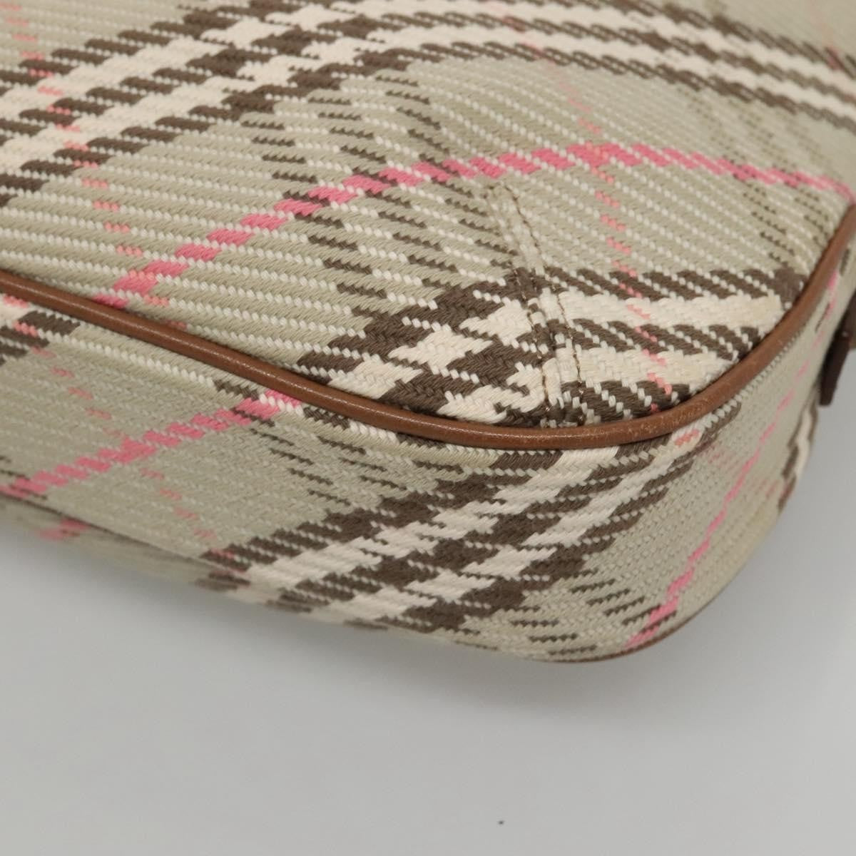 Burberry Nova check Shoulder bag Canvas, BEIGE, CANVAS, Shoulder bag