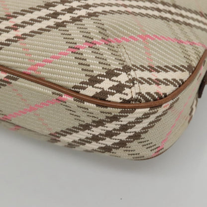 Burberry Nova check Shoulder bag Canvas, BEIGE, CANVAS, Shoulder bag