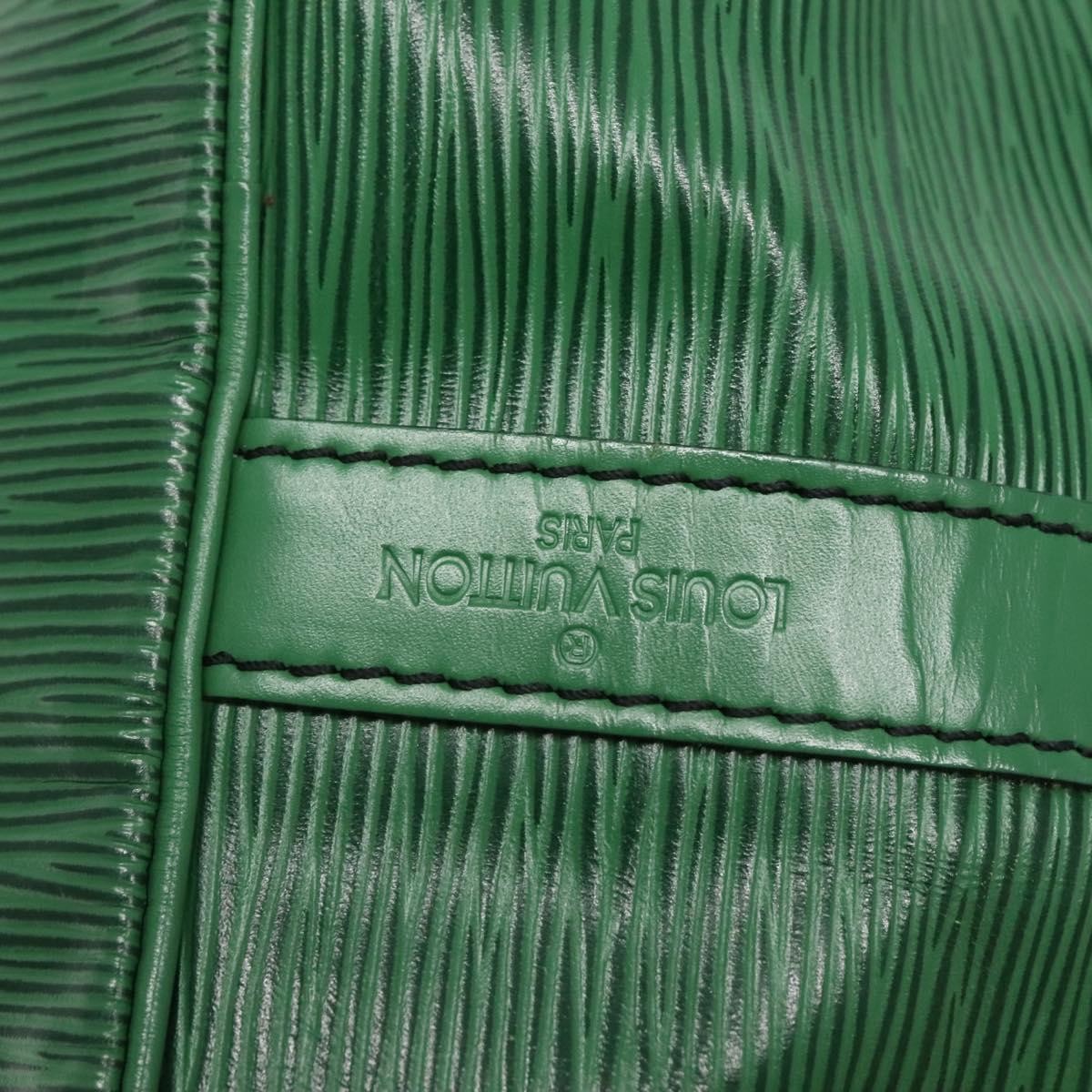 Louis Vuitton Petit Noe Handbag Epi Leather, GREEN, LEATHER, Handbag