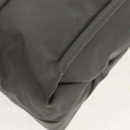 Chloe Woody Tote Recycled Nylon, GRAY, NYLON, Tote bag