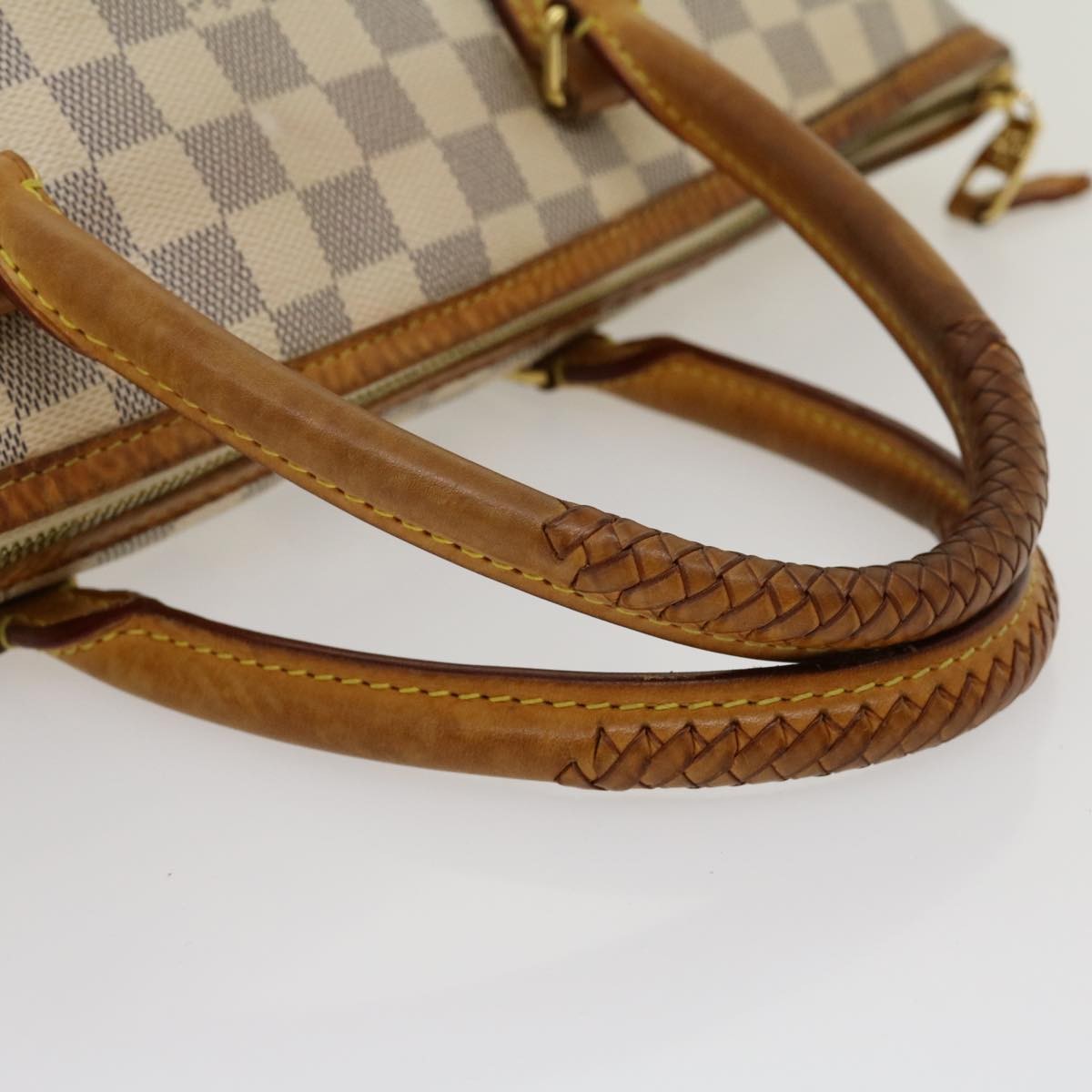 Louis Vuitton Riviera Handbag Damier, WHITE, CANVAS, Handbag