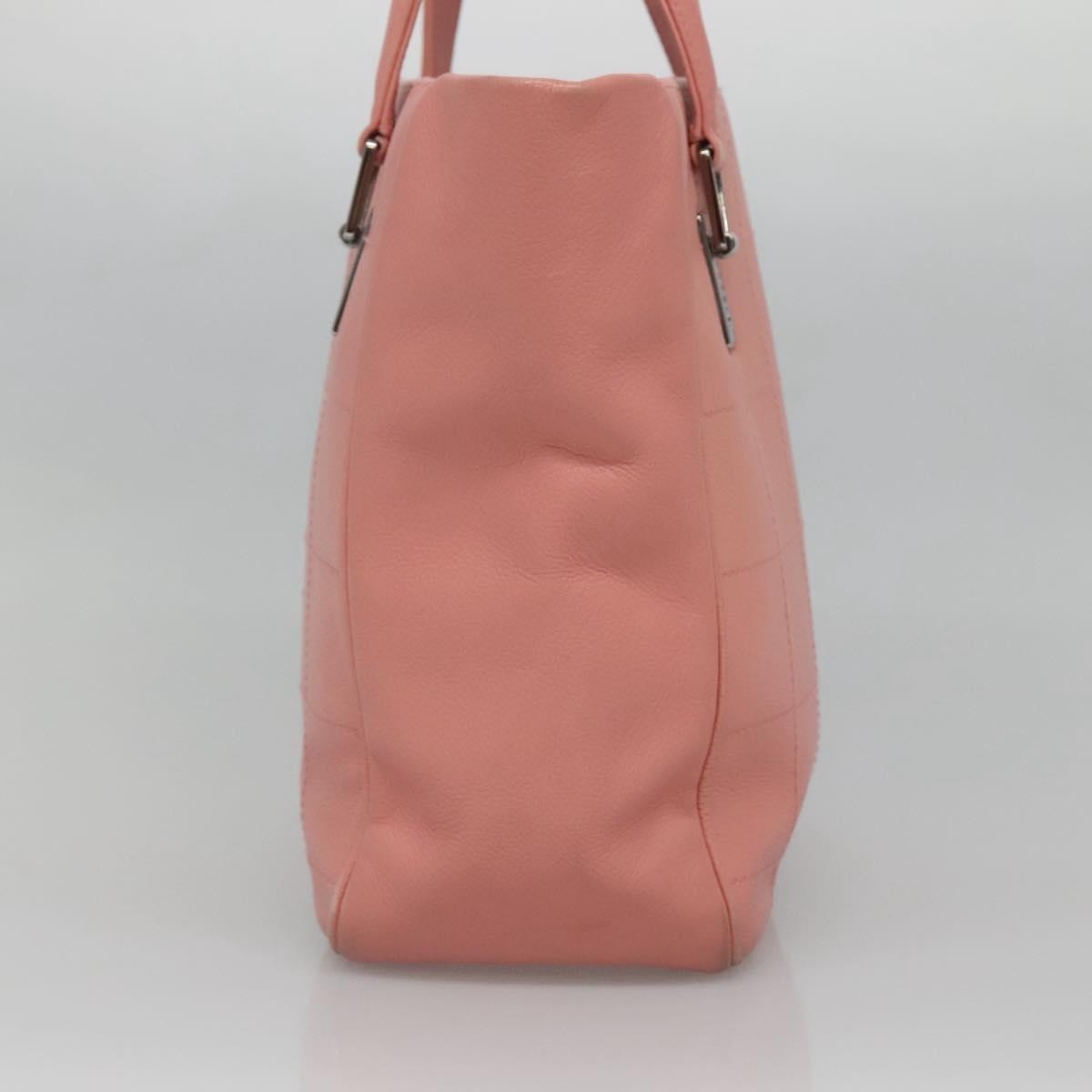 Chanel Chocolate Bar Coco Mark handbag Caviar skin, PINK, LEATHER, Handbag