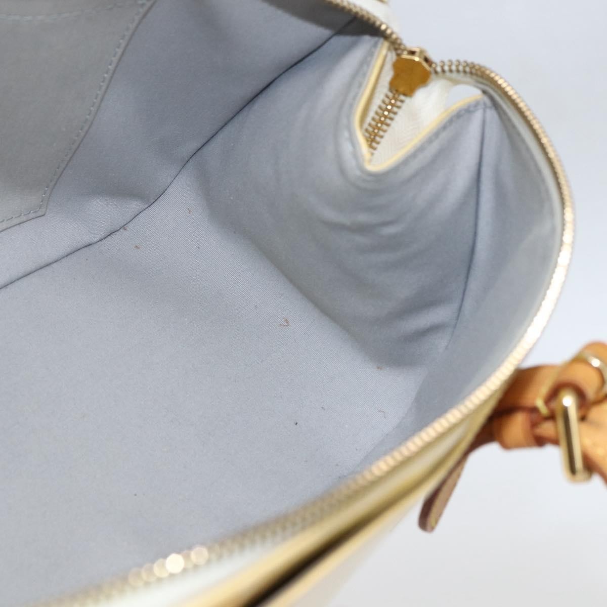 Louis Vuitton Rosewood Avenue Handbag Monogram Vernis, BEIGE, PATENT_LEATHER, Handbag