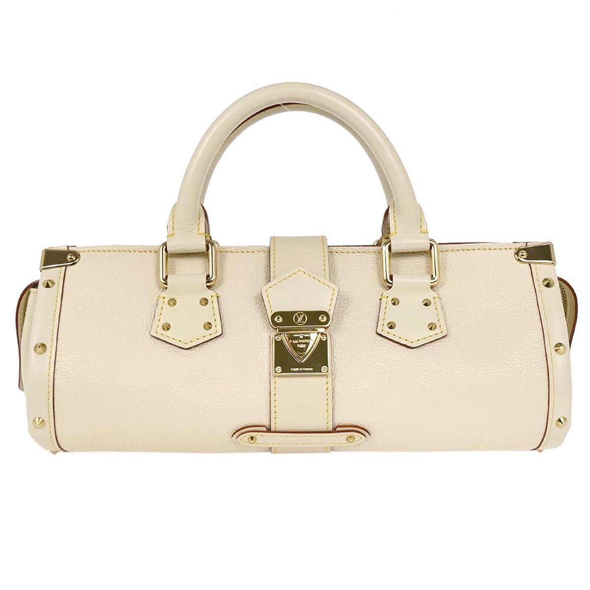 Louis Vuitton Suhali L'Epanoui Handbag Leather, WHITE, LEATHER, Handbag