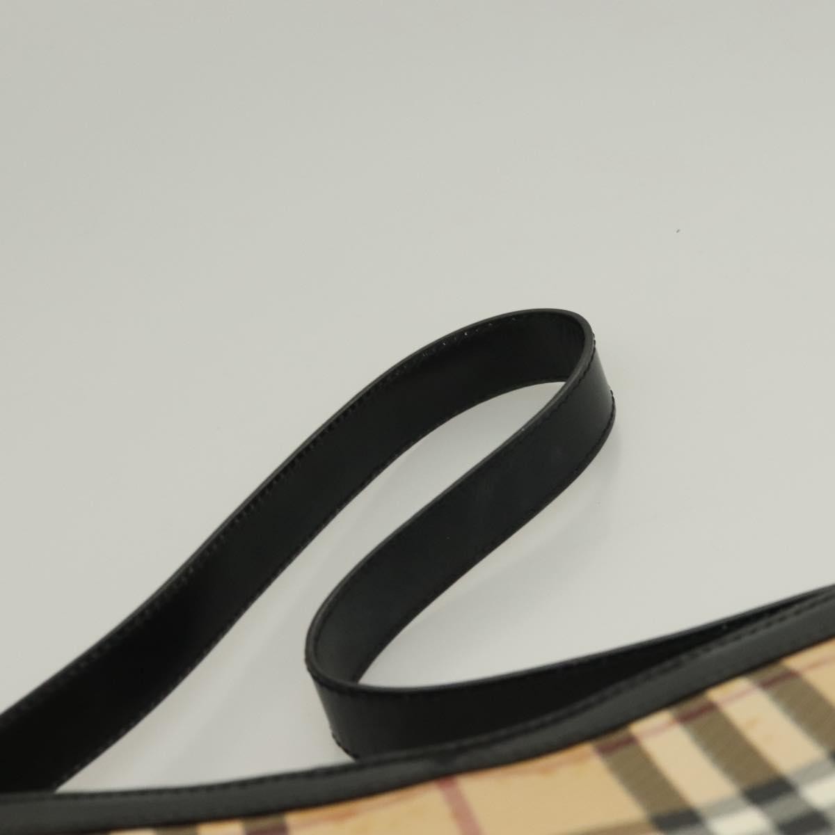 Burberry Shoulder Bag Nova Check Canvas, BEIGE, PVC, Shoulder bag