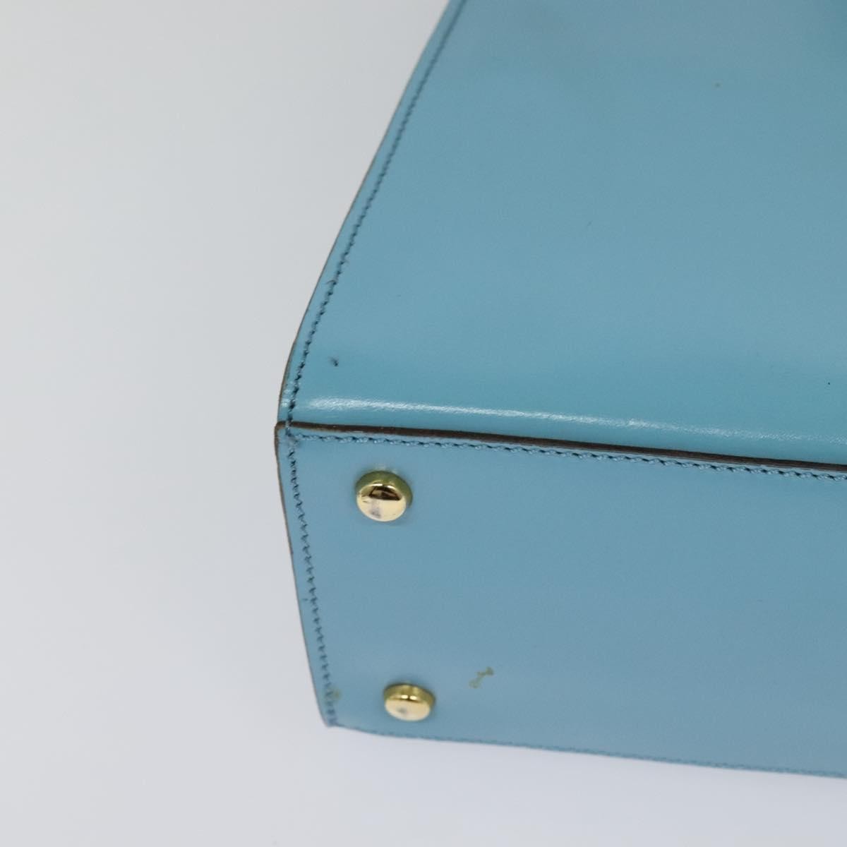 Celine Handbag Leather, BLUE, LEATHER, Handbag