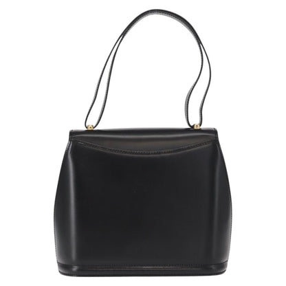 Bally Vintage Shoulder Bag Leather, BLACK, LEATHER, Shoulder bag