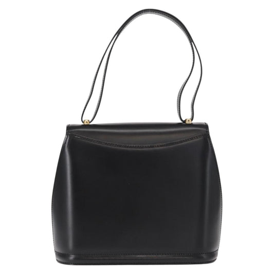 Bally Vintage Shoulder Bag Leather, BLACK, LEATHER, Shoulder bag