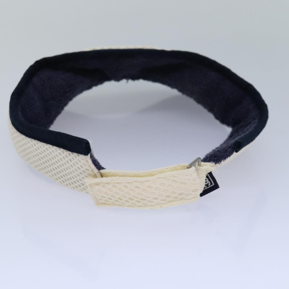 Chanel Sport Line CC Casket Hat Cotton, WHITE, COTTON, Head accessory