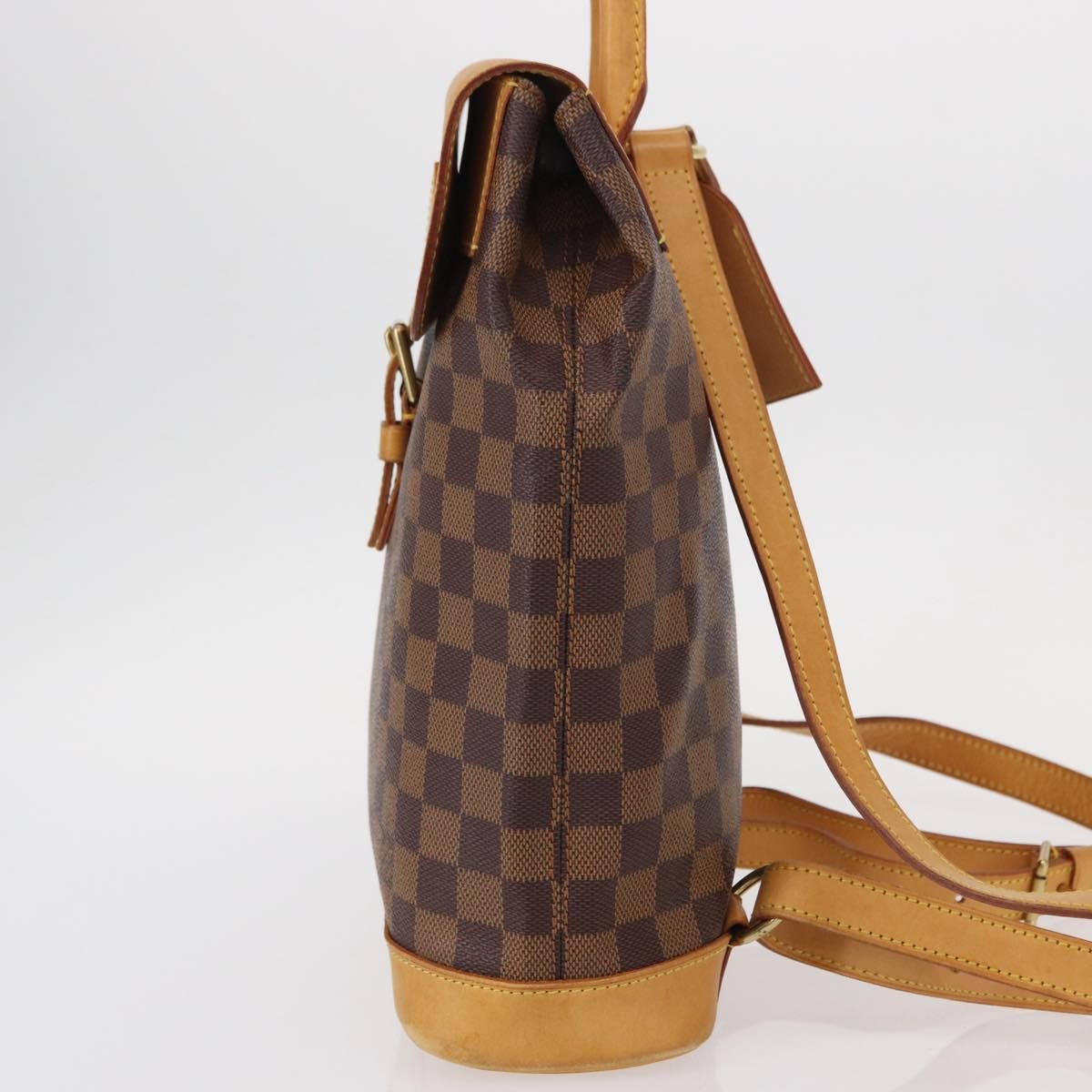 Louis Vuitton Arlequin Backpack Damier, BROWN, CANVAS, Backpack