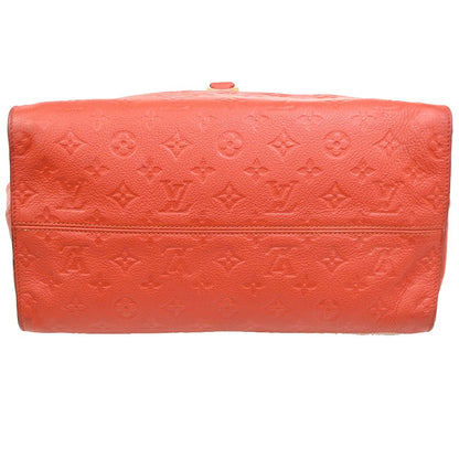 Louis Vuitton Lumineuse Handbag Monogram Empreinte Leather, RED, LEATHER, Shoulder bag