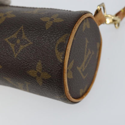 Louis Vuitton Papillon Pochette Monogram Canvas, BROWN, CANVAS, Clutche & pouche