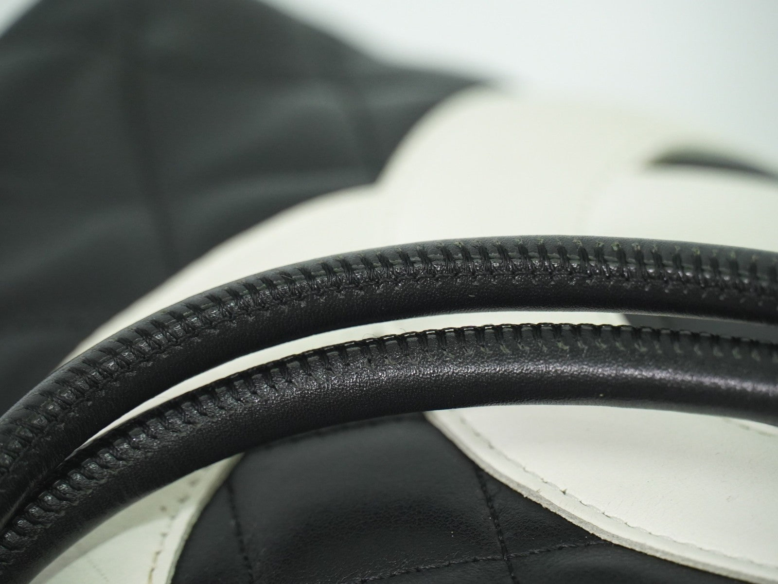 Chanel Cambon Tote Quilted Leather, BLACK, LEATHER, Tote bag