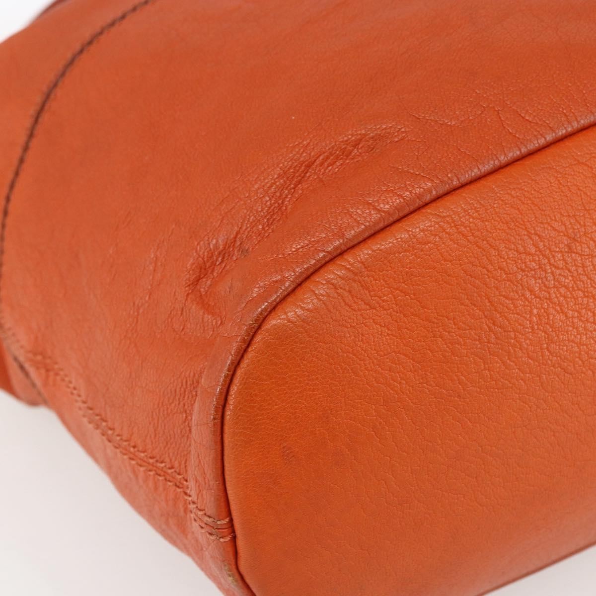 Givenchy Nightingale Satchel Leather, ORANGE, LEATHER, Handbag