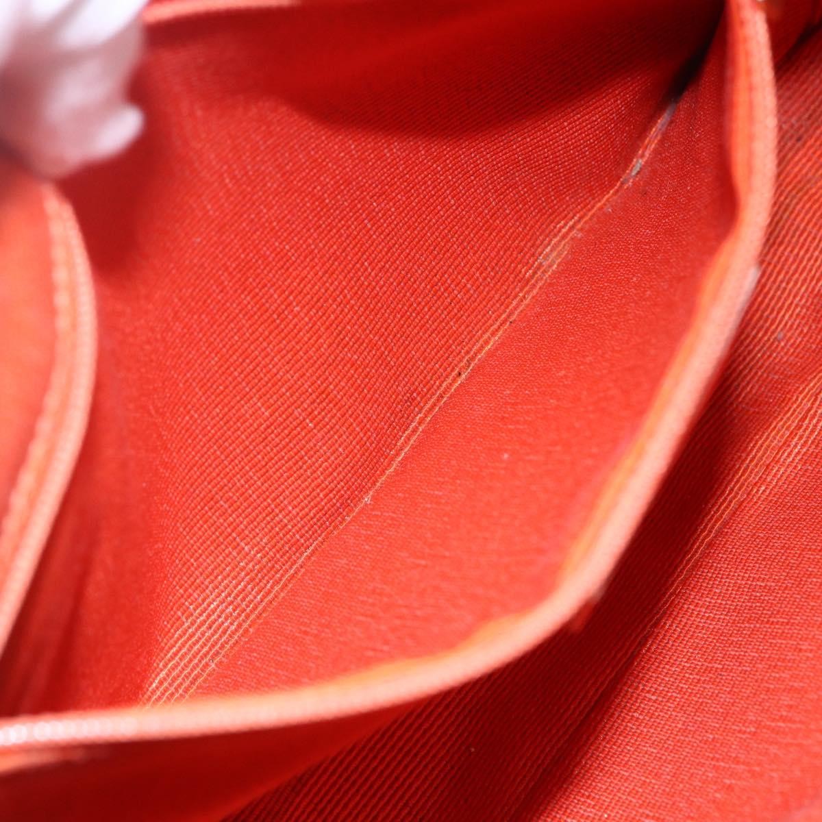 Salvatore Ferragamo Gancini Shoulder Bag Canvas, ORANGE, CANVAS, Shoulder bag