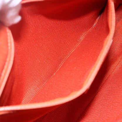 Salvatore Ferragamo Gancini Shoulder Bag Canvas, ORANGE, CANVAS, Shoulder bag