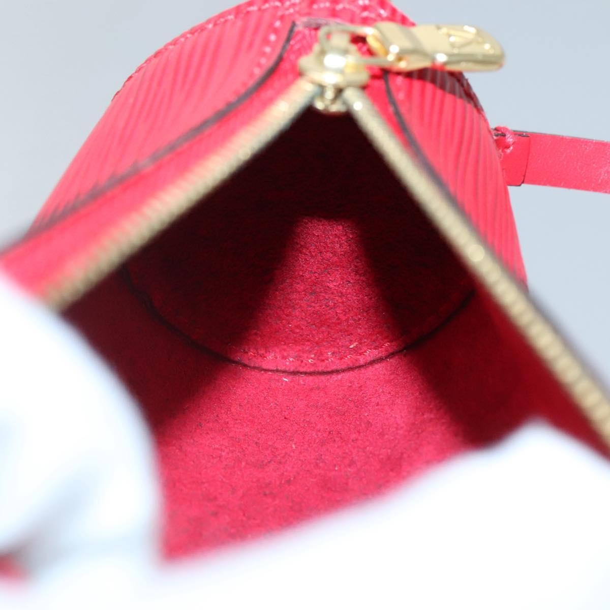 Louis Vuitton Soufflot Pochette Epi Leather, RED, LEATHER, Clutche & pouche
