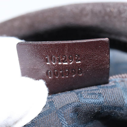 Gucci Hobo Shoulder Bag Suede, BROWN, SUEDE, Shoulder bag