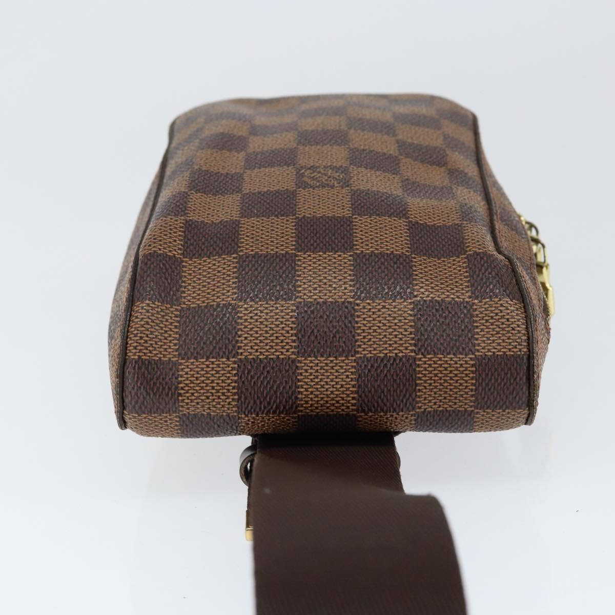 Louis Vuitton Geronimos Waist Bag Damier, BROWN, CANVAS, Clutche & pouche