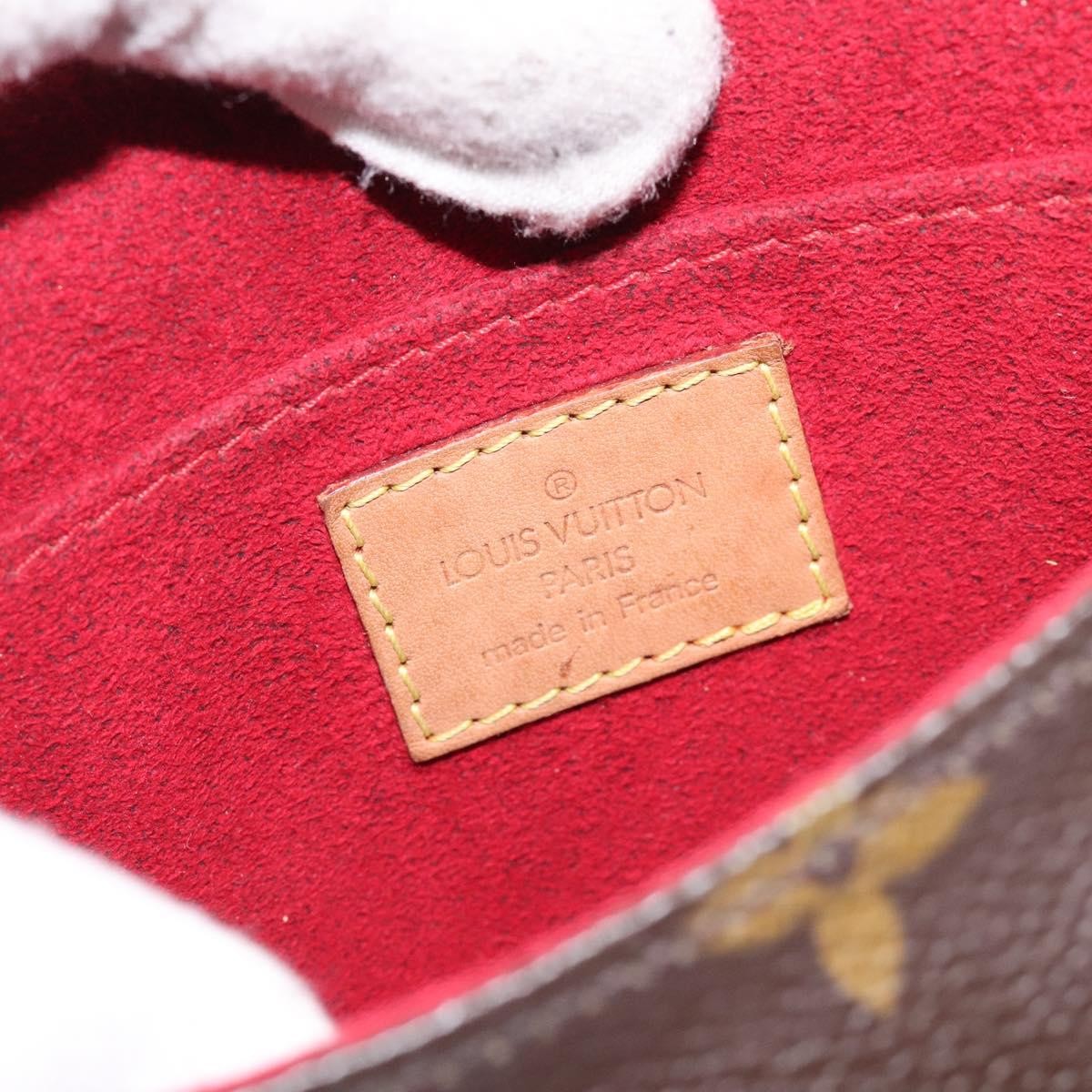 Louis Vuitton Tambourine Handbag Monogram Canvas, BROWN, CANVAS, Shoulder bag