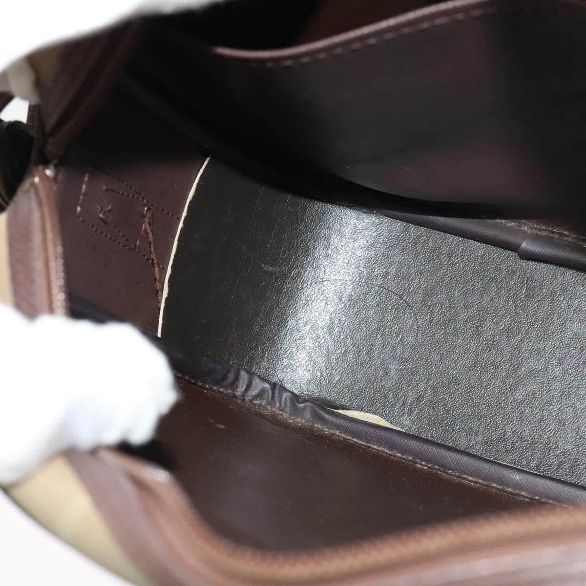 Burberry Nova check Shoulder bag Canvas, BEIGE, CANVAS, Shoulder bag