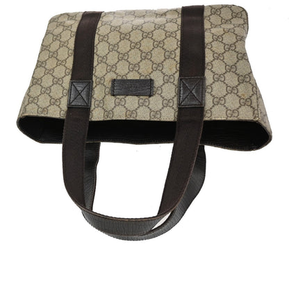 Gucci Belted Tote GG Coated Canvas, BROWN, CANVAS, Tote bag