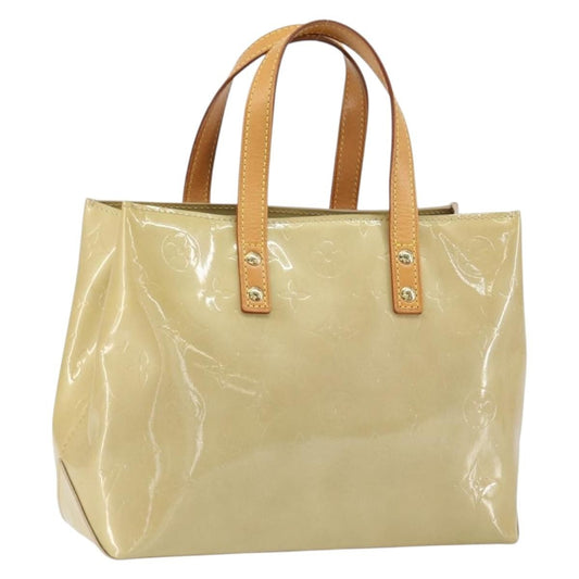 Louis Vuitton Reade Handbag Monogram Vernis, BEIGE, PATENT_LEATHER, Handbag