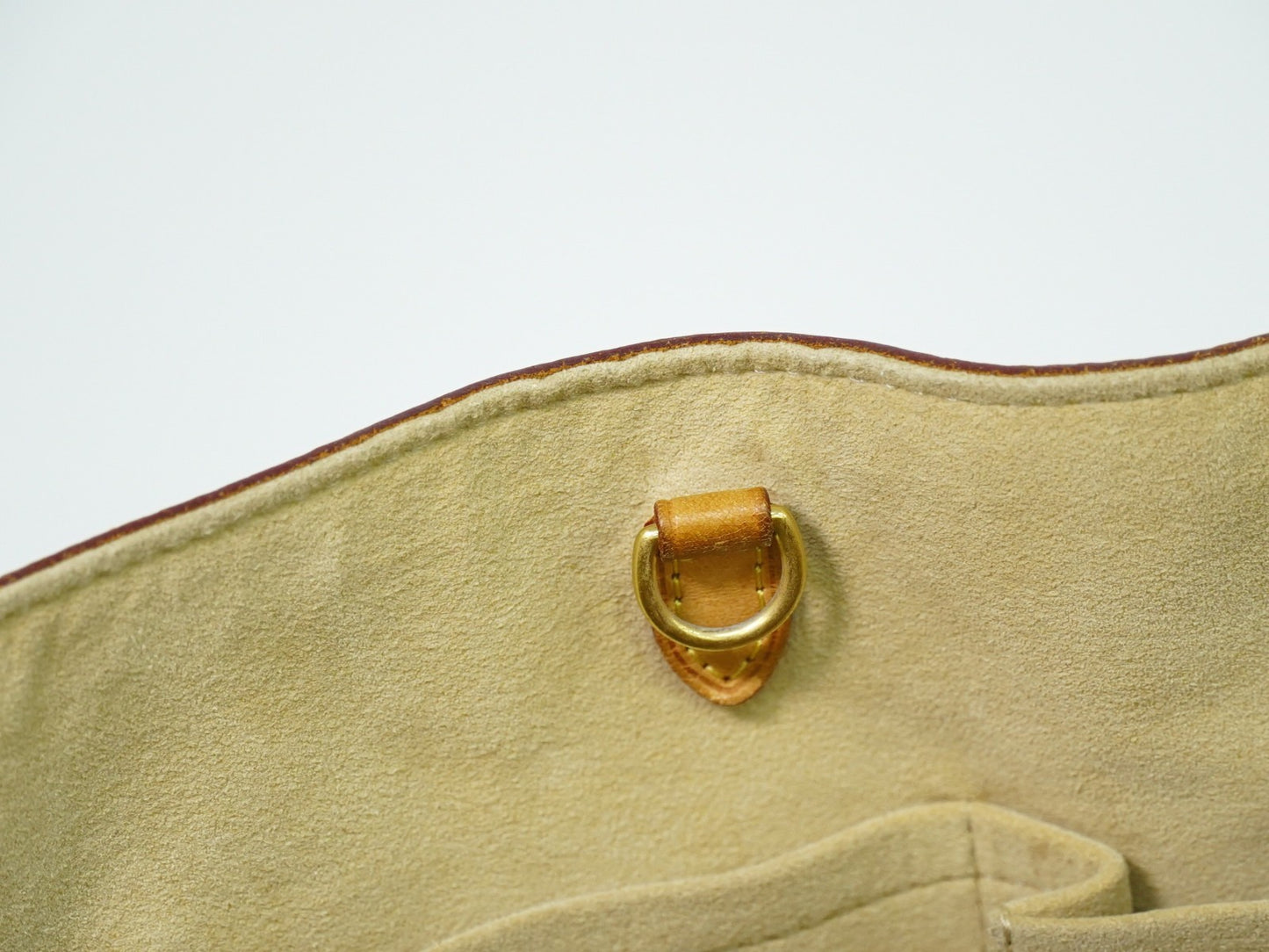 Louis Vuitton Hampstead Handbag Damier, WHITE, CANVAS, Tote bag