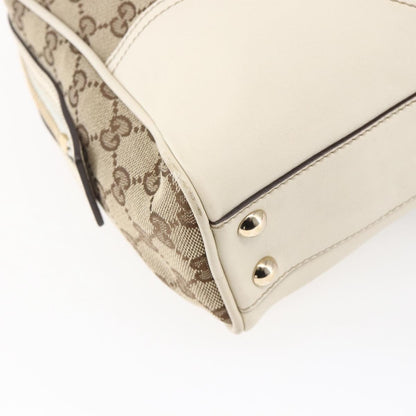 Gucci New Britt Boston Bag GG Canvas, BEIGE, CANVAS, Travel bag