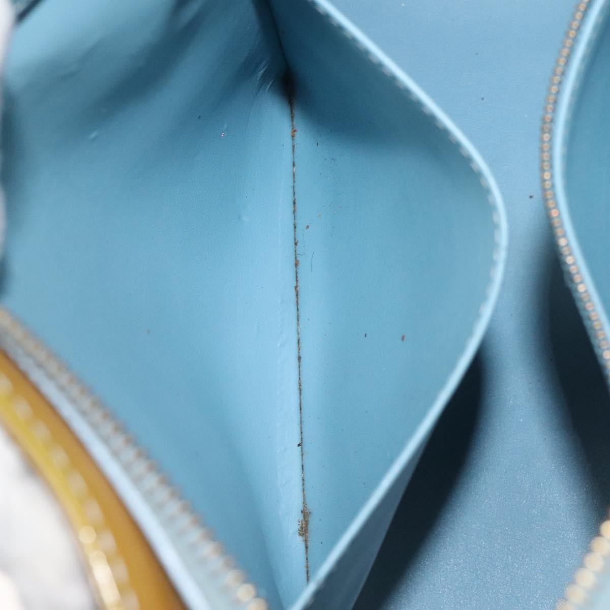 Louis Vuitton Houston Handbag Monogram Vernis, BLUE, PATENT_LEATHER, Handbag