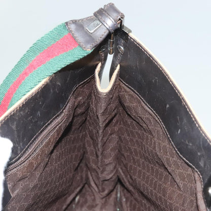 Gucci Sherry line shoulder bag Canvas, BEIGE, CANVAS, Shoulder bag