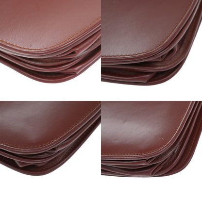cartier Must de Cartier Shoulder Bag Leather, Red, Leather, Shoulder Bag