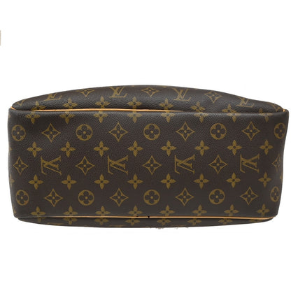 Louis Vuitton Deauville Handbag Monogram Canvas, BROWN, CANVAS, Handbag
