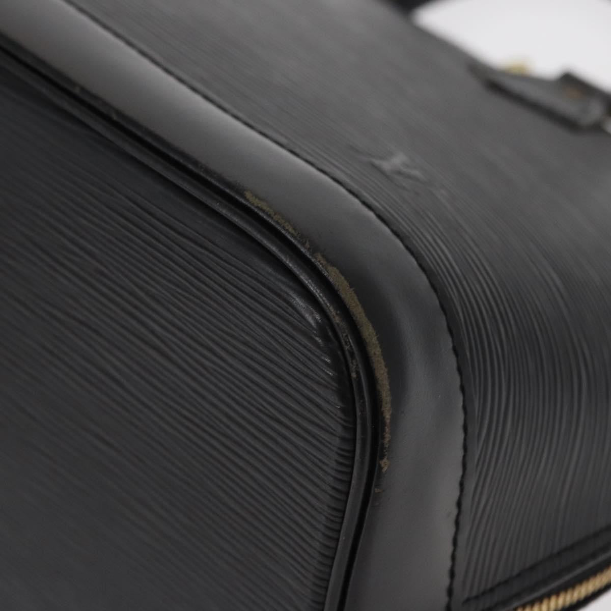 Louis Vuitton Alma Handbag Epi Leather, BLACK, LEATHER, Handbag